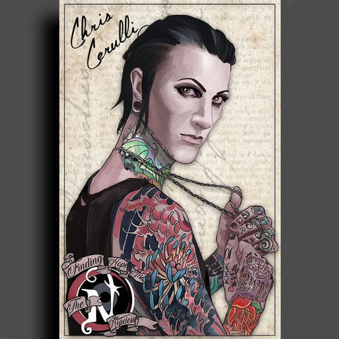 Chris Cerulli - ARTIST POSTER by XOBillie