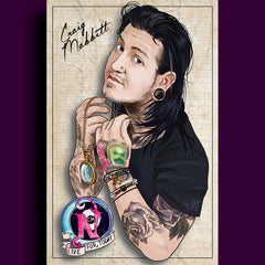 Craig Mabbitt - ARTIST POSTER by XOBillie