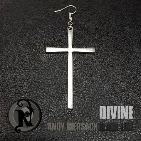 DIVINE Special Re-Release Silver Earring by Andy Biersack
