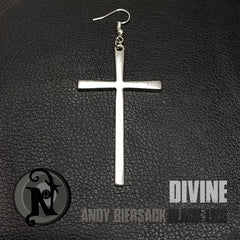 DIVINE Special Re-Release Silver Earring by Andy Biersack