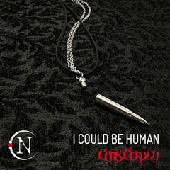 Secret Message Necklace ~ I Could Be Human by Chris Cerulli