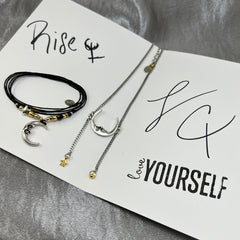 2 Piece Rise Bracelet and Necklace NTIO Bundle by Lilith Czar