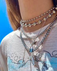 100 Little Deaths Oversized Ball Chain Choker by Lilith Czar