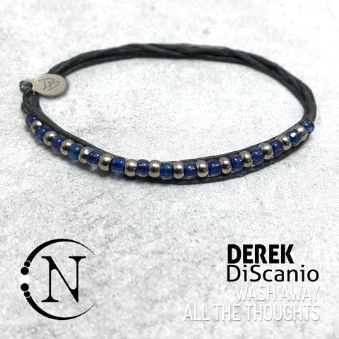 Blue ~ Wash Away All the Thoughts NTIO Bracelet by Derek Discanio - RETIRING