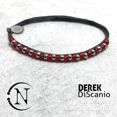 Wash Away All the Thoughts Red NTIO Bracelet  by Derek Discanio - RETIRING