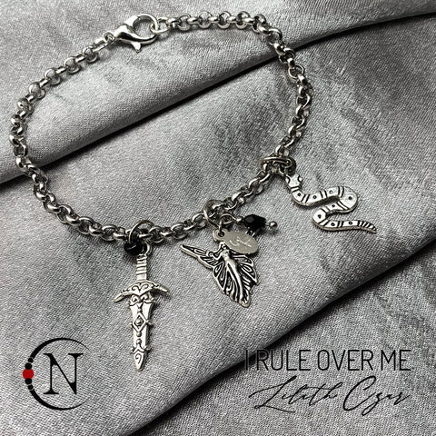 Charm Bracelet ~ I Rule Over Me by Lilith Czar *3 More!