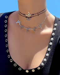 3 Piece Stay Happy Not Crappy NTIO Bracelet/Choker Bundle by Johnnie Guilbert