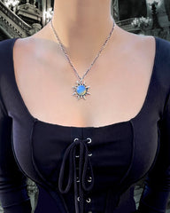 Black Blazing Sun Choker/Bracelet Necklace by Lilith Czar *3 More