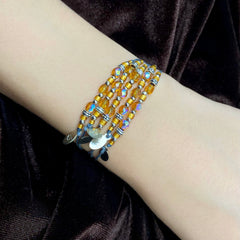 November Topaz NTIO Birthstone Bracelet