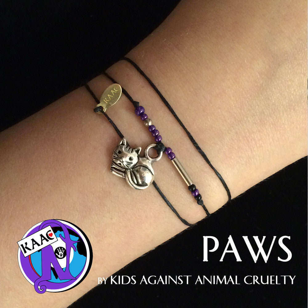 Paws NTIO Bracelet by Kids Against Animal Cruelty