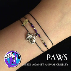 Paws NTIO Bracelet by Kids Against Animal Cruelty