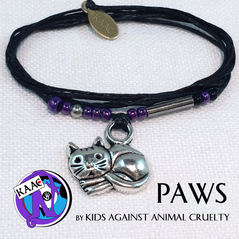 Paws NTIO Bracelet by Kids Against Animal Cruelty