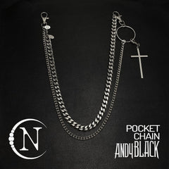 Double Pocket Chain Bundle By Andy Biersack