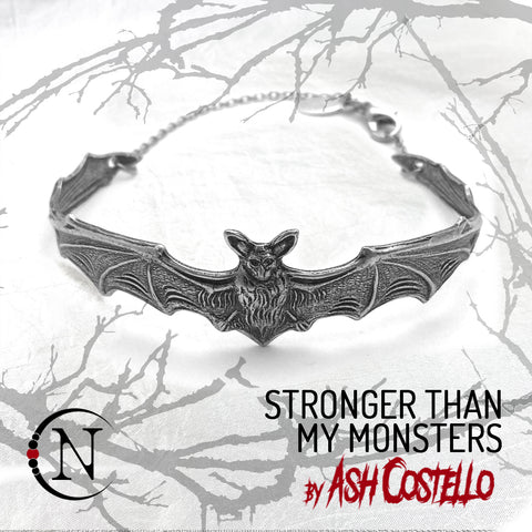 Stronger Than My Monsters NTIO Bracelet Cuff by Ash Costello