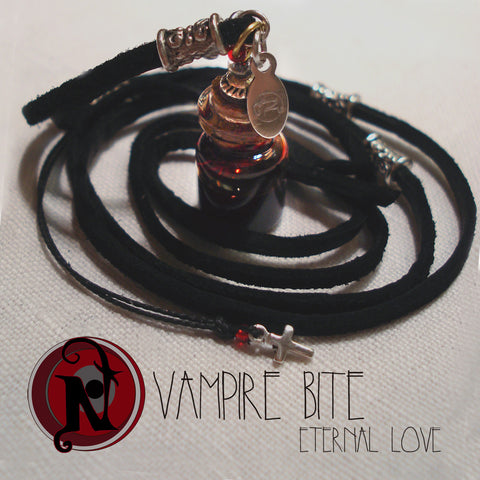 Vampire Bite Eternal Love NTIO Vial Necklace