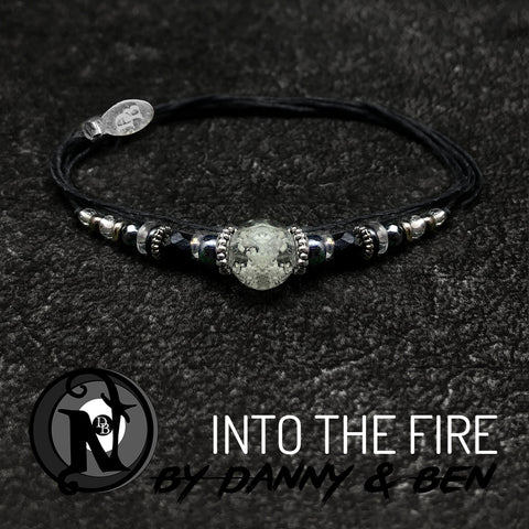 White Into the Fire NTIO Bracelet By Danny Worsnop and Ben Bruce
