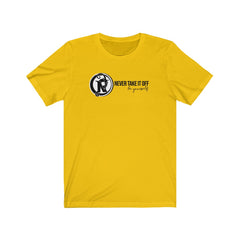 NEVER TAKE IT OFF - LOGO TEE