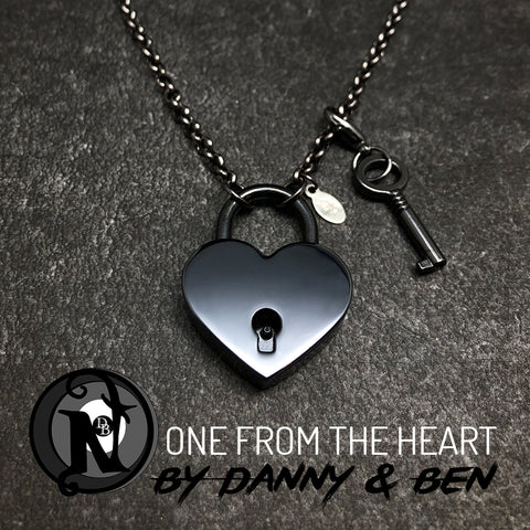 Gunmetal One From the Heart NTIO Necklace Danny Worsnop & Ben Bruce